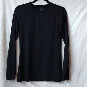 Women's Cuddl Duds Medium Black Long Sleeve tee